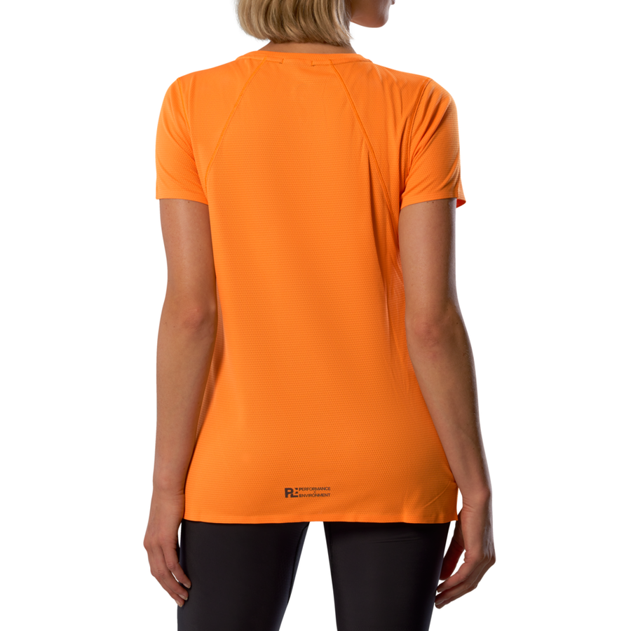 Mizuno Tech Light Dryaeroflow Short Sleeve Tee Tangelo